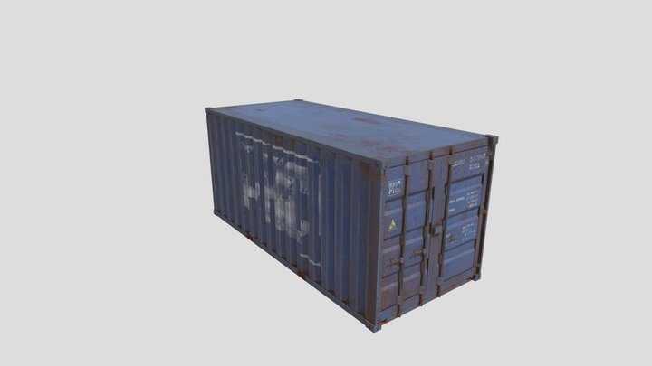 Shipping Container 3D Model