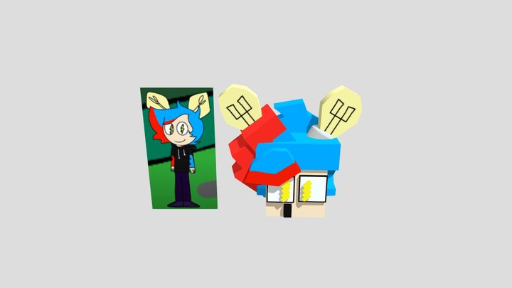 [unfinished] SuperMinerStylux Paint 3D Minecraft 3D Model
