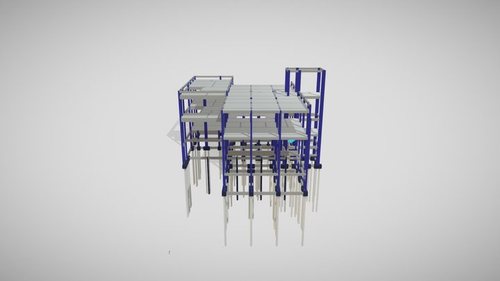 Projeto estrutural - Itaju 2024 - Ampliação 3D Model