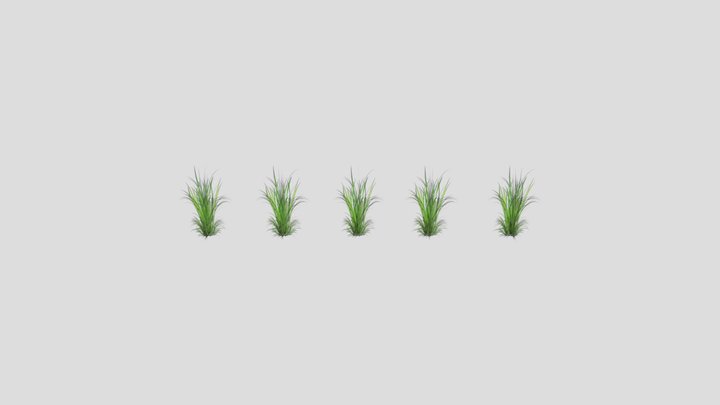 Grass Lowpoly – Kostenloses 3D-Modell STL