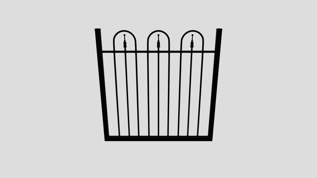 Cast Iron Fence 02