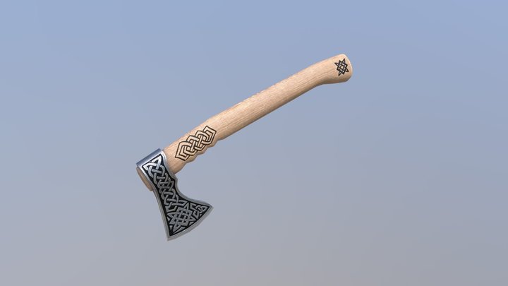 Slavic axe 3D Model