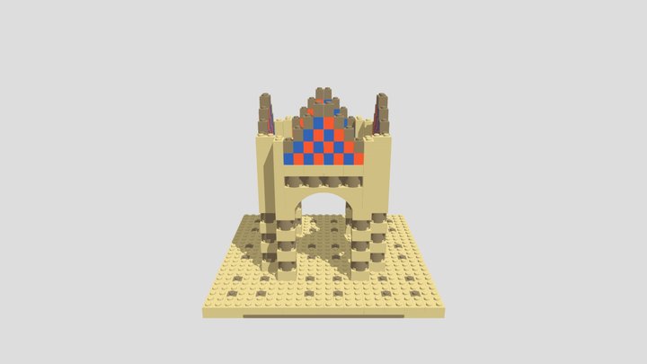 Temple 3D Model