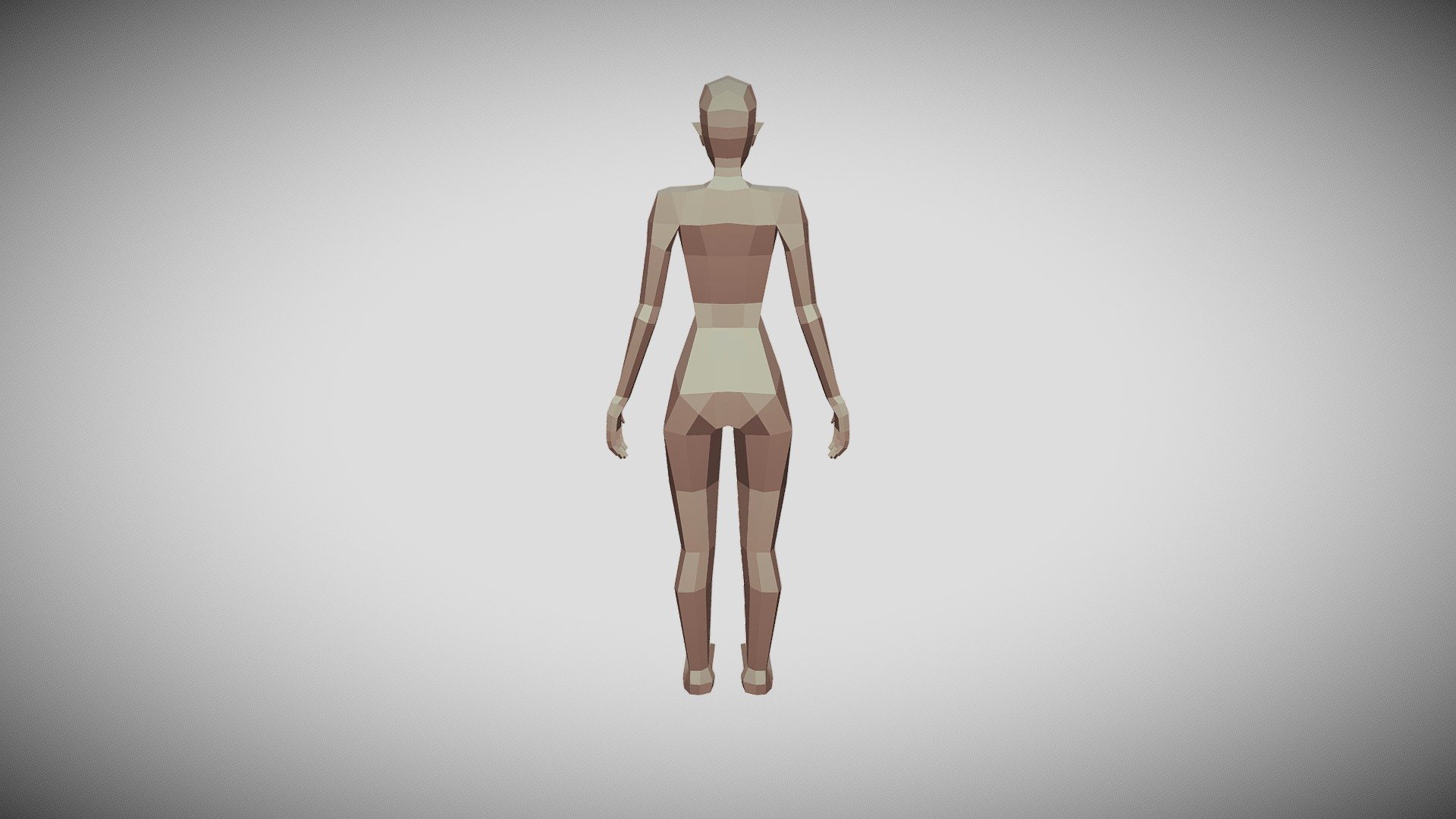 Female Mesh Low Poly - 3D model by NOH (@Niohie) [7675ab6] - Sketchfab