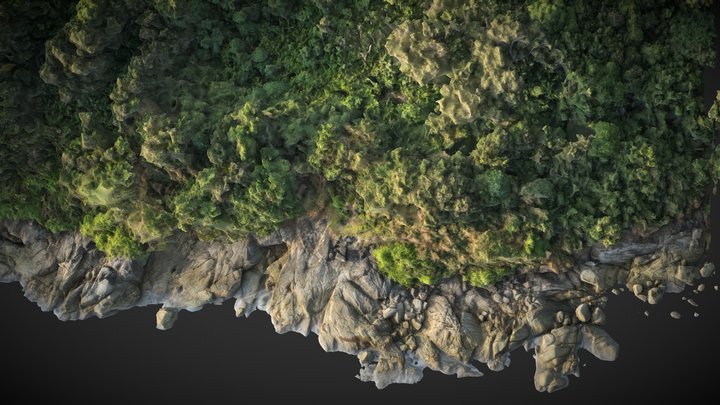 Rock, reef, seaside, coast – Kostenloses 3D-Modell STL