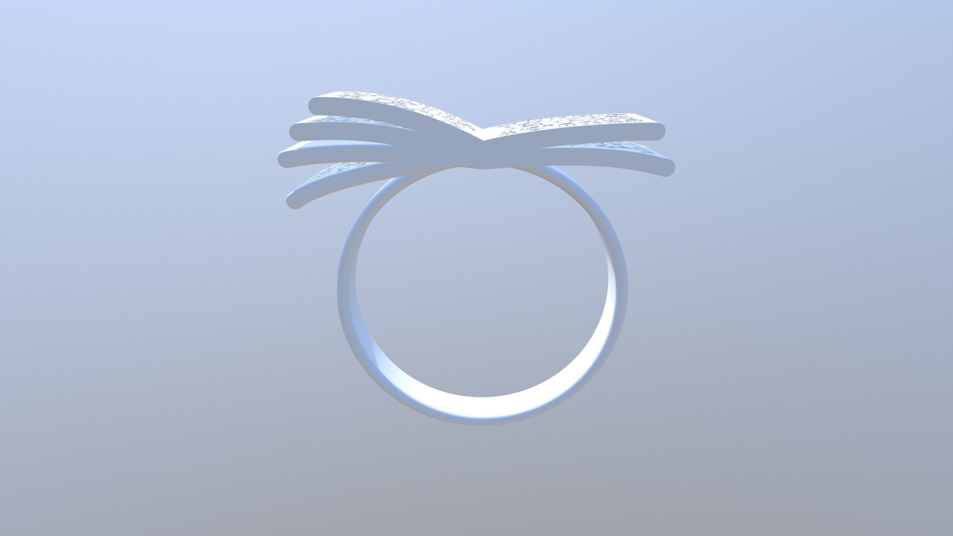 CURVED RING - 3mm Rounded Band
