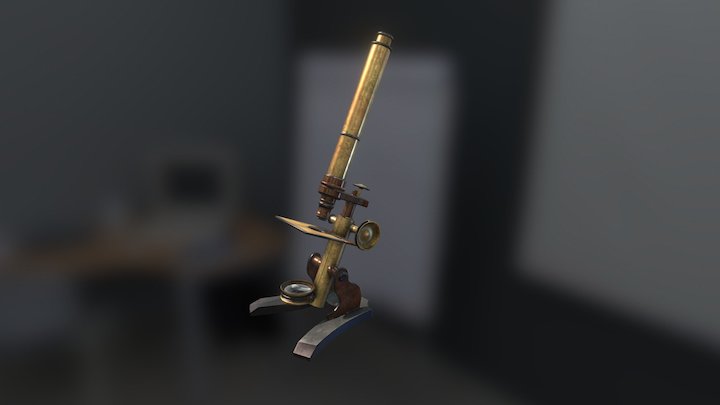 Victorian Microscope ( Modeled by Pete McNally ) 3D Model