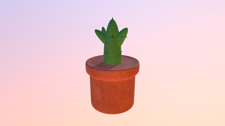 Cactus 3D Model