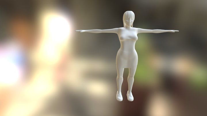 Chica 3D Greed Man Greed 3D Model