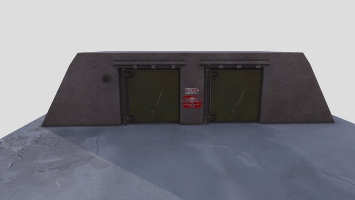 Shelter after a nuclear war 3D Model