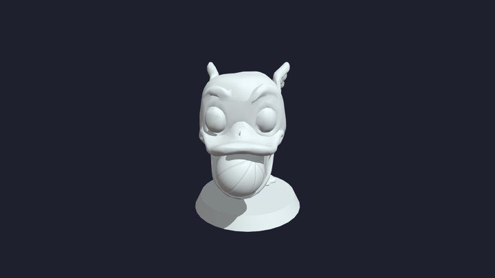 Duck Figurine OPBCM 3D Model