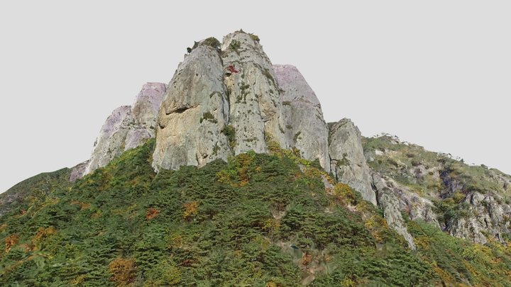 Juwangsan Mountain. (주왕산) 3D Model