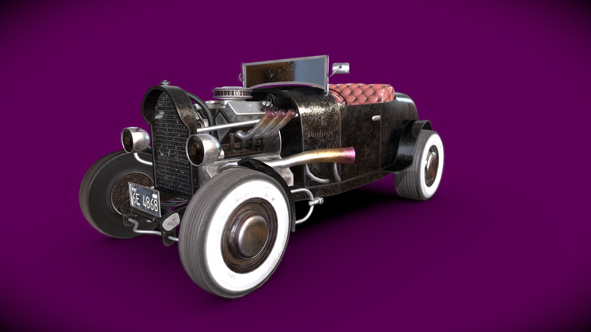 Hotrod Texture Baked - Download Free 3D model by 3DE_Study [7677e64 ...