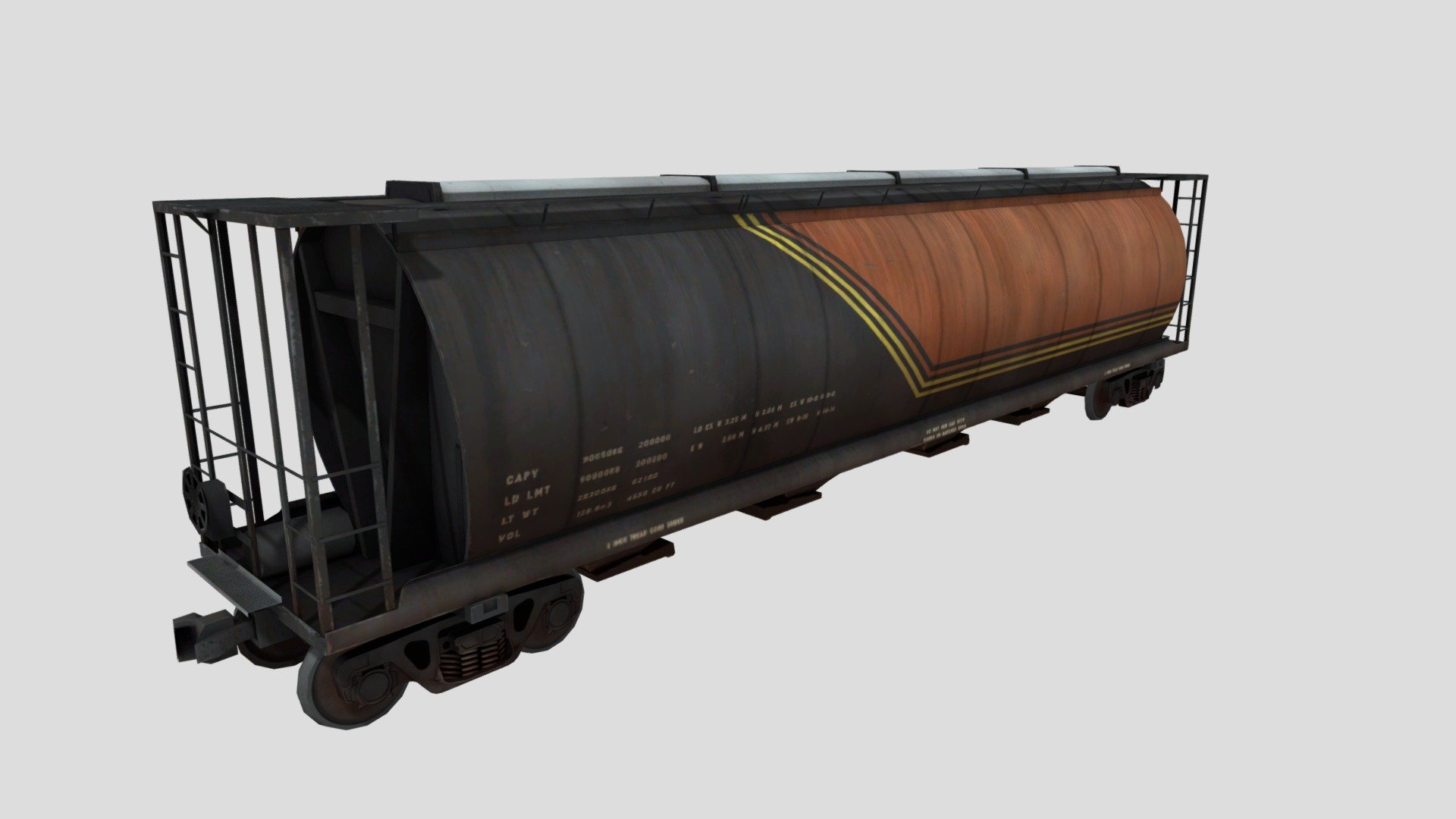 Canadian Grain Hopper 3D model by Superplunger (penguin1018