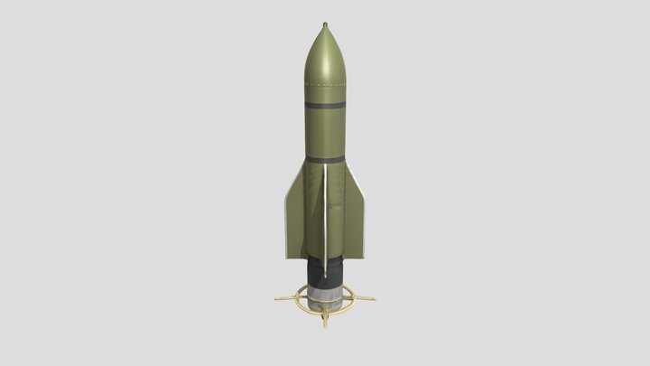 GBU bunker buster bomb 3D Model