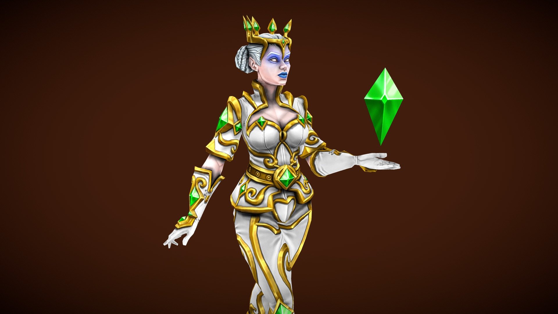 The Queen 3d Model By Pvietto [767833e] Sketchfab