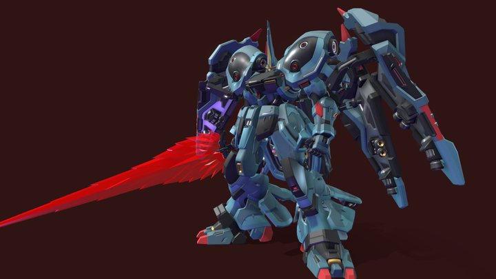 XS06 - Scarab - Original Mecha Design 3D Model