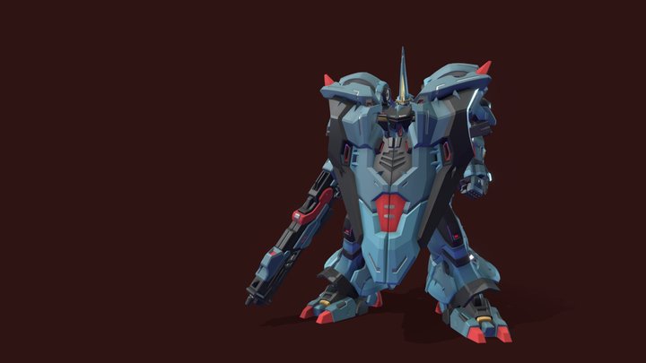 XS06 - Scarab - Original Mecha Design 3D Model