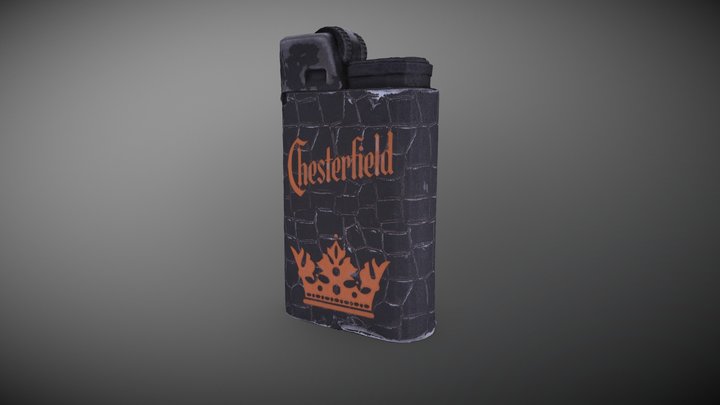 Used Lighter (Chesterfield) 3D Model