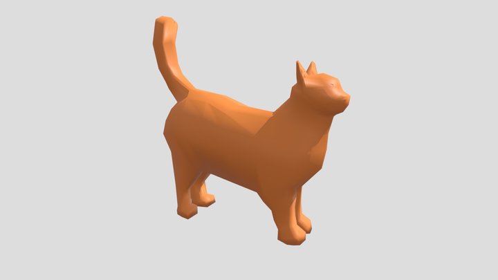Simple Cat – Kostenloses 3D-Modell STL