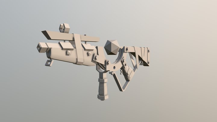 Magic Gem SMG 3D Model