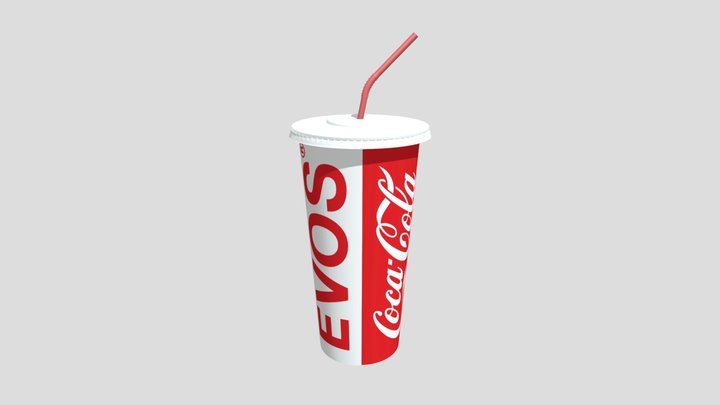 Paper bottle 3D Model