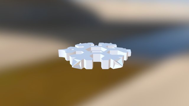 Snowflake Multitool 3D Model