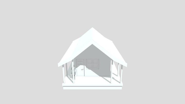 By the beach - House model 3D Model