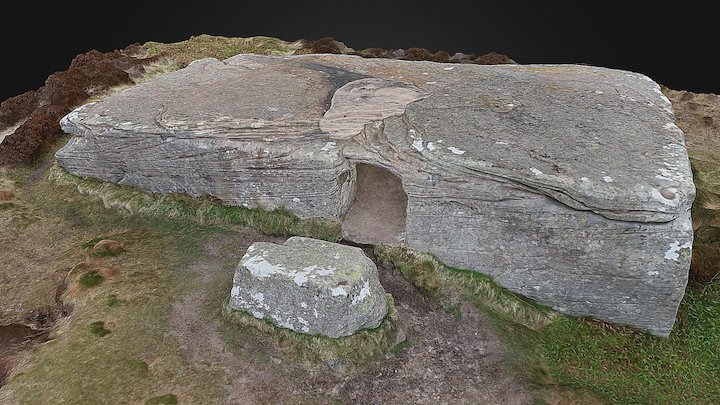 Dwarfie Stane Tomb, Hoy, Orkney – Modello 3D gratuito STL