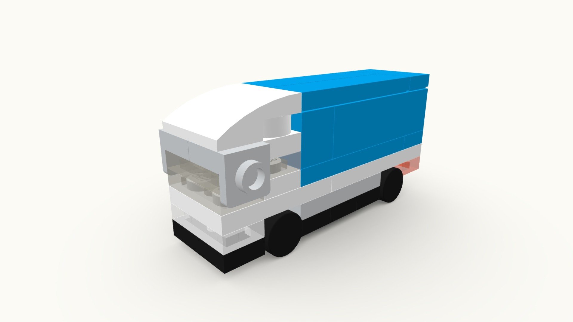 LEGO Micro 2-Axle Rigid Truck MOC [#0216] - Download Free 3D model by ...