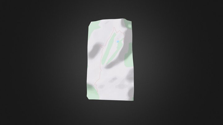 轿顶山_等高地图 – Free 3D Model STL