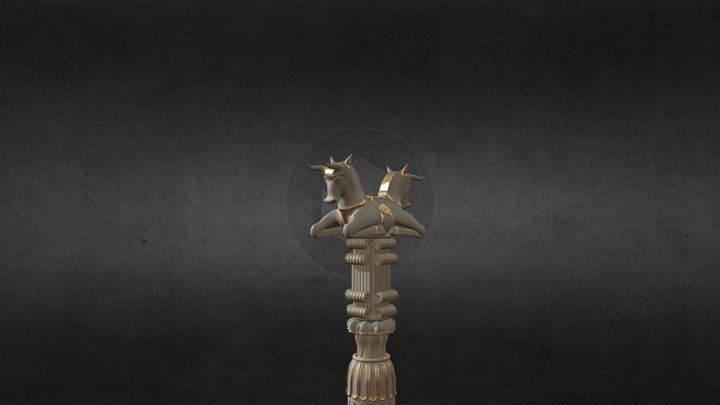 Persian Column 3D Model