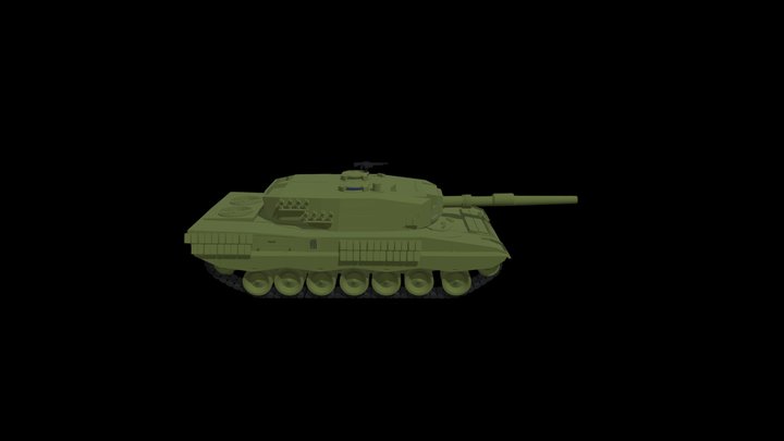 Leoprad2A4(Ukrnaine) 3D Model
