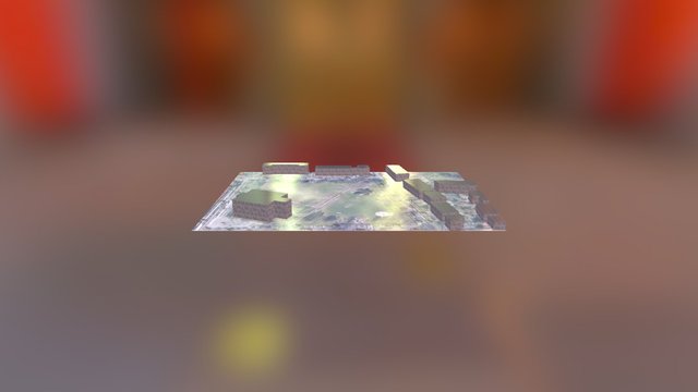 Bekkerveld with lamps 3D Model