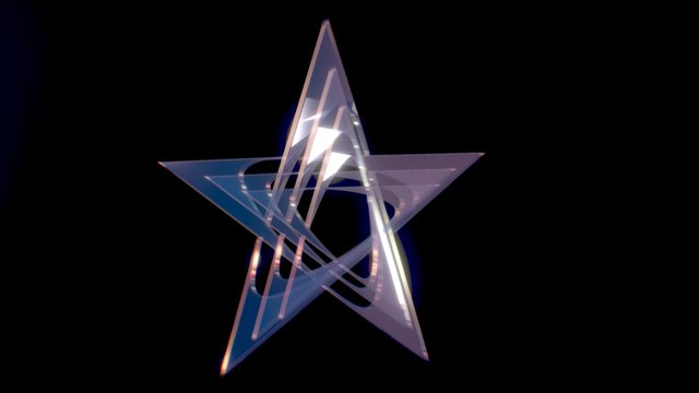 Logo I G star 3D Model