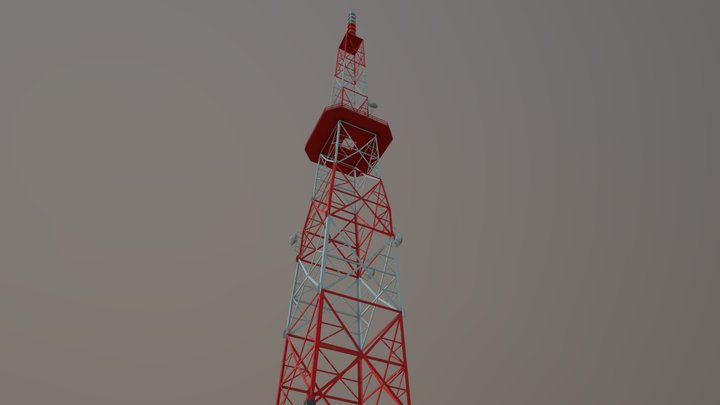 Radio Tower 3D Model
