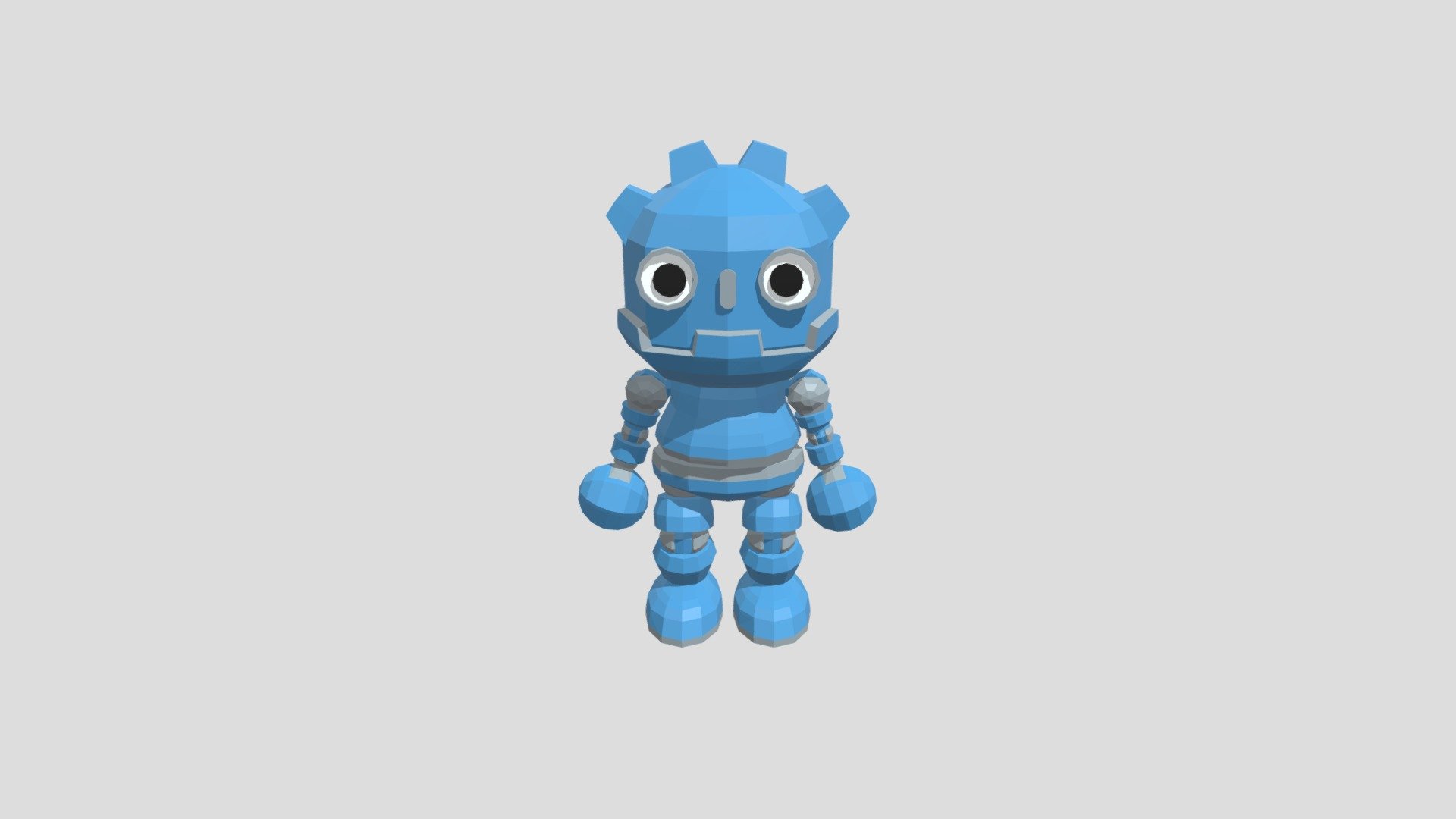Robot from the Godot Engine Download Free 3D model by Captain Capsule