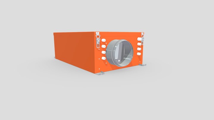 Orange 600 box 3D Model