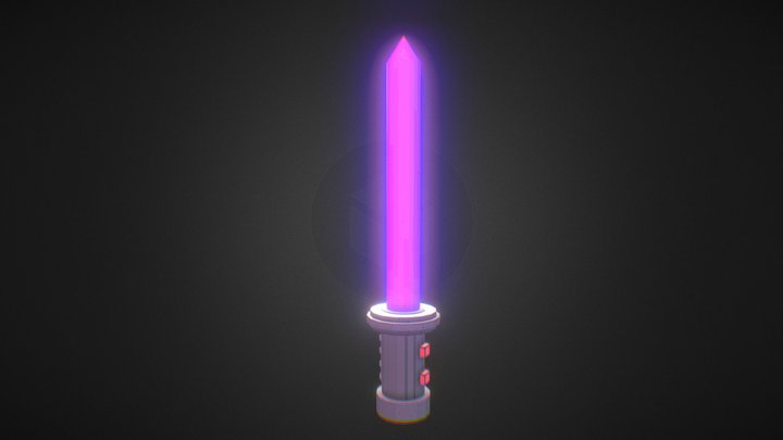 Lightsaber simple design 3D Model