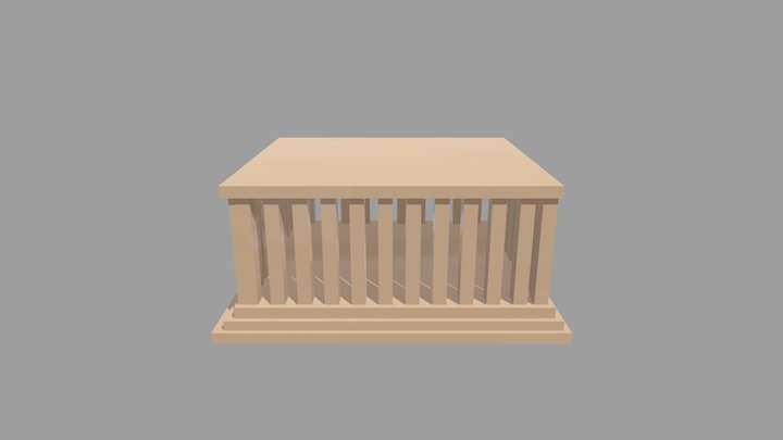 3D LowPoly Anıtkabir 3D Model