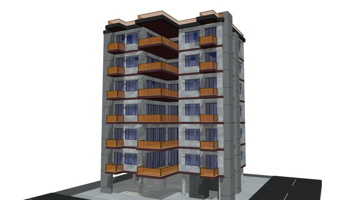 modern apartment house building design