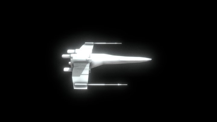 XWing made in 30 mins (first time using Maya) 3D Model