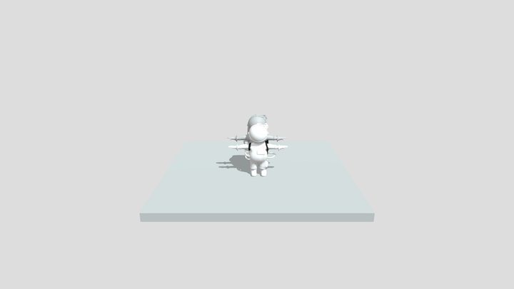 Astronauta 3D Model
