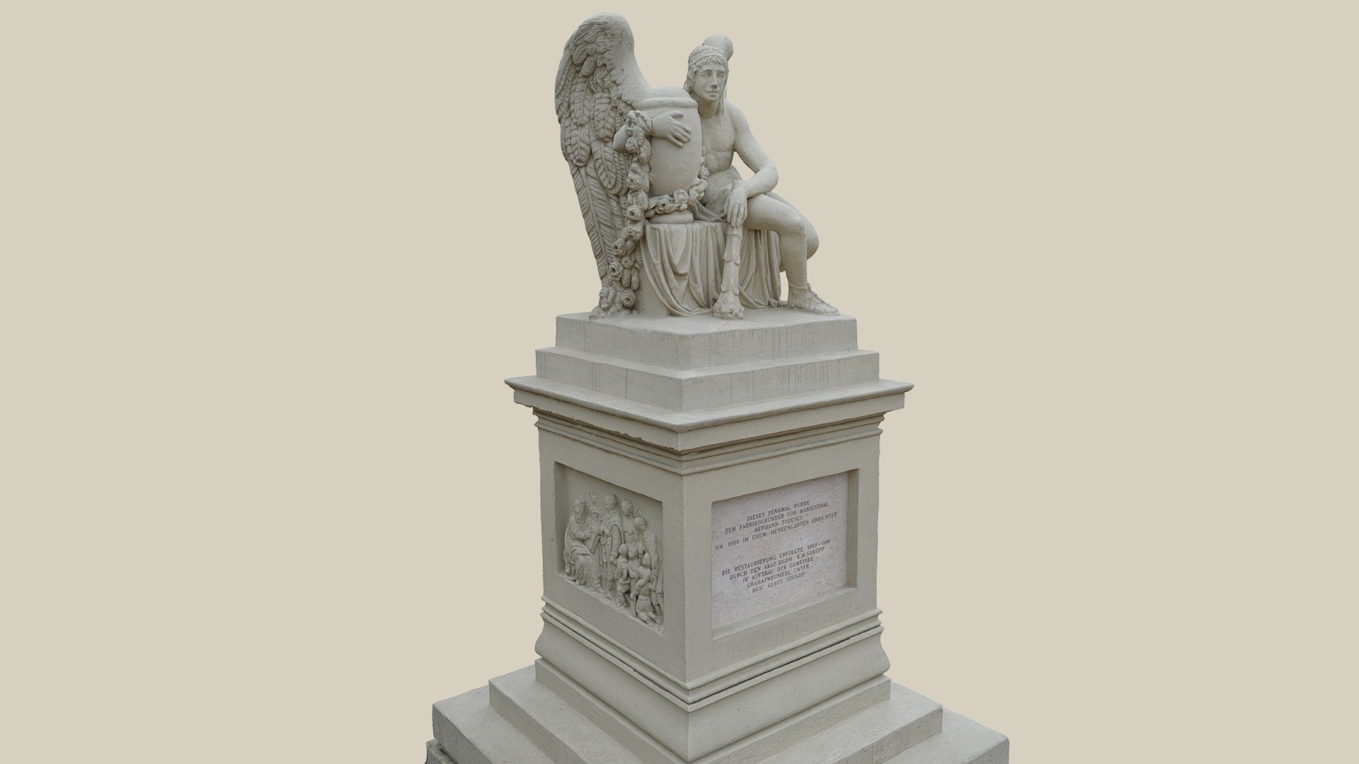 Todesco Denkmal — Sketchfab embed 3D viewer