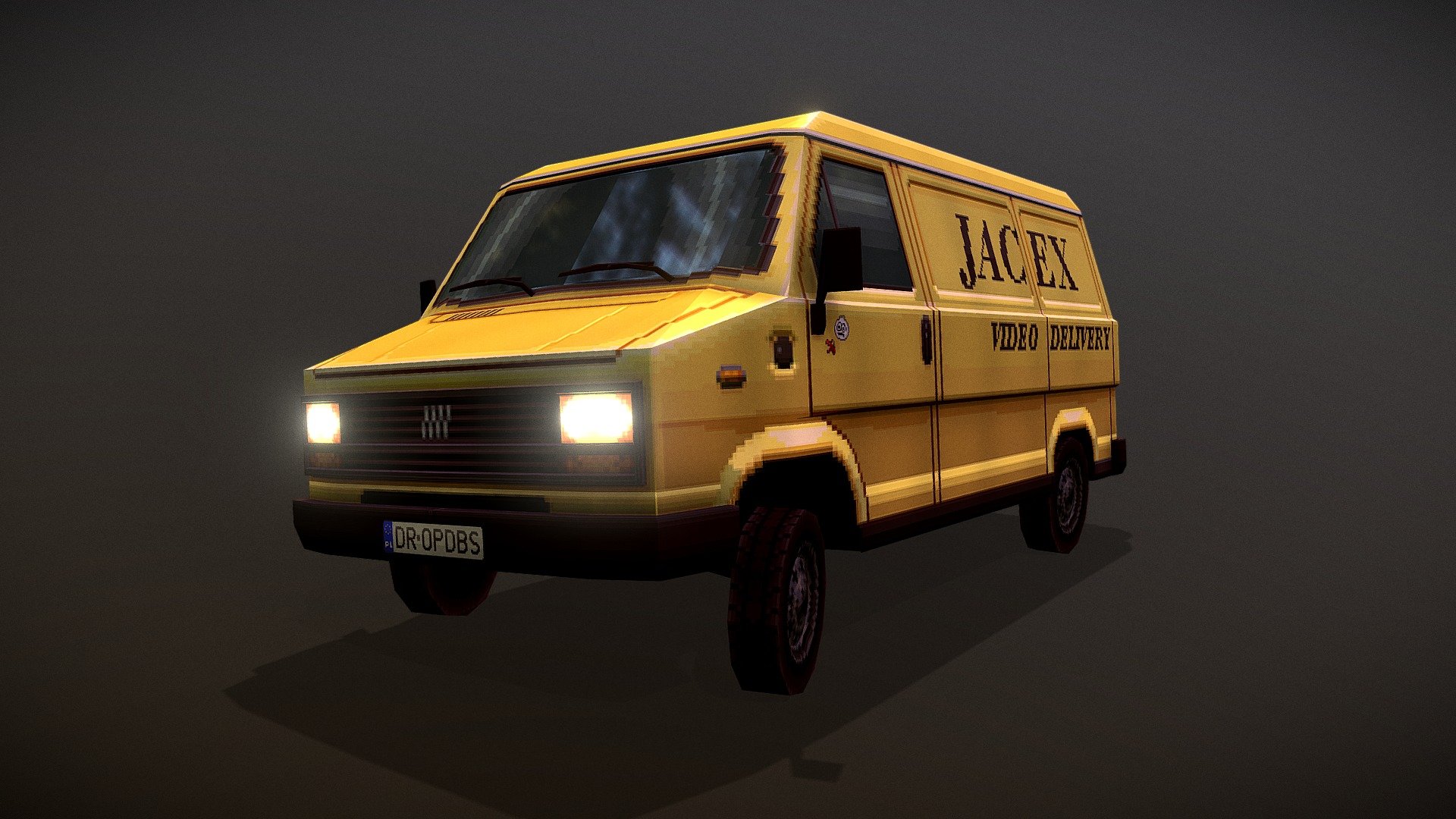 Stylized pixel Fiat Ducato gen. I [JACEX]