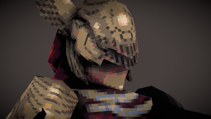 Elden Ring Malenia PSX PS1 Fan Model 3D Model