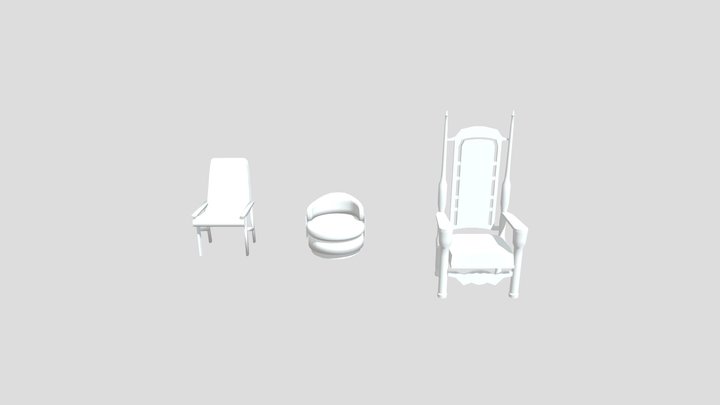 Chair Normal And Smooth 3D Model