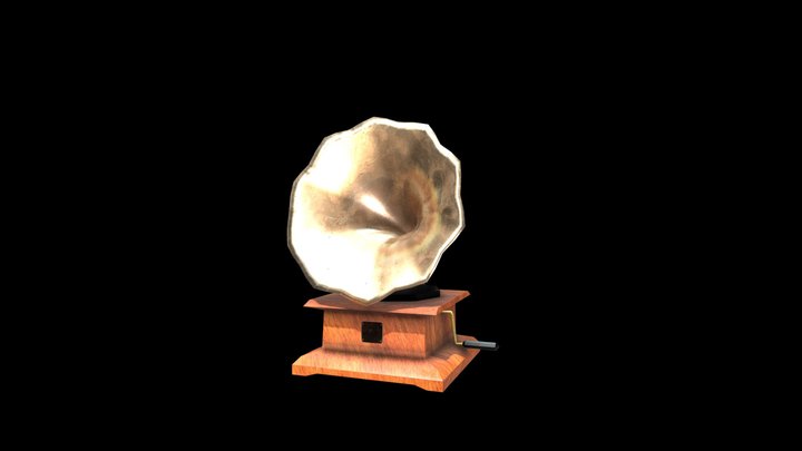 Gramófono 3D Model