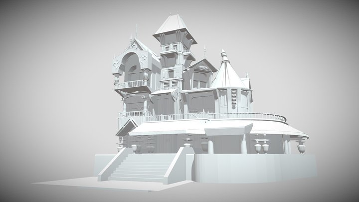 Medieval Castle 3D Model