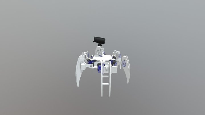 Hexapod-01 3D Model